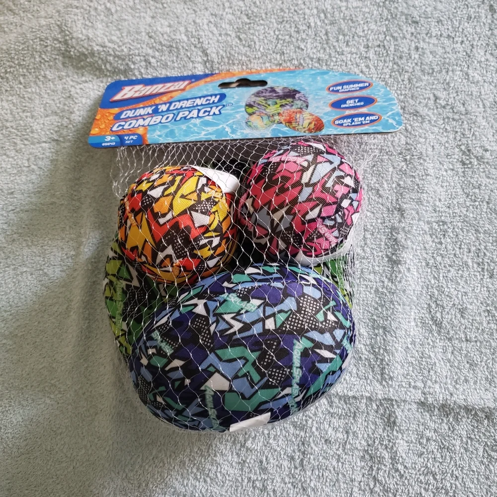 BANZAI Dunk 'n Drench Combo Pack 4 pcs